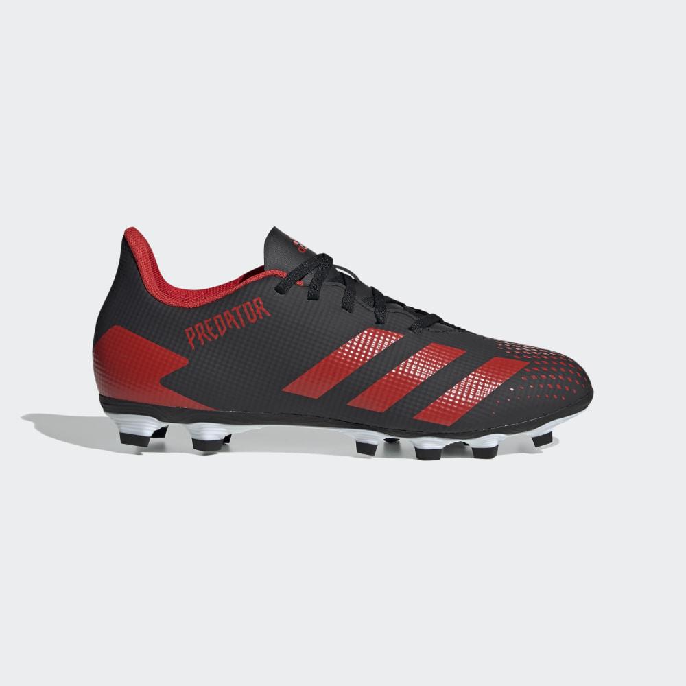 Adidas Men's Predator 20.4 Flexible Ground Football Boots Black/Red/White Ireland EE9566